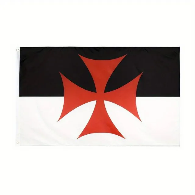 Zastava Templarskega reda 90x150 cm Templarska zastava